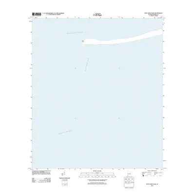 2011 Map of Petit Bois Pass, 2011 Print
