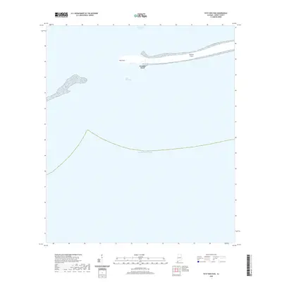 2020 Map of Petit Bois Pass, 2020 Print