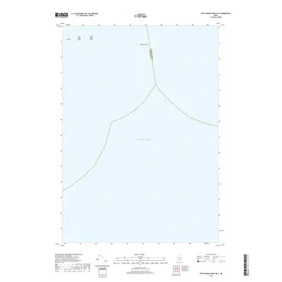 2018 Map of Petit Manan Point OE S, 2018 Print