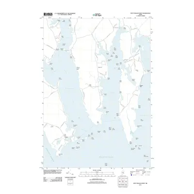 2011 Map of Petit Manan Point, 2011 Print