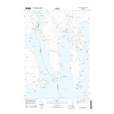 2014 Map of Petit Manan Point, 2014 Print