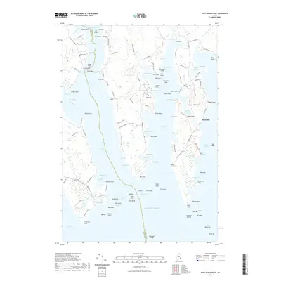 2021 Map of Petit Manan Point, 2021 Print