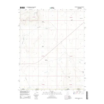 2014 Map of Petrified Hollow, 2014 Print