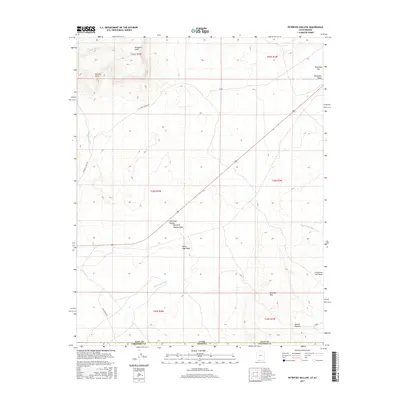 2017 Map of Petrified Hollow, 2017 Print