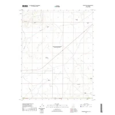 2020 Map of Petrified Hollow, 2020 Print