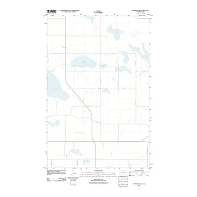 2011 Map of Petrified Lake, 2011 Print