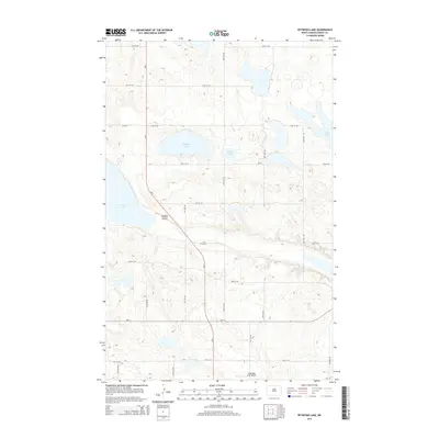 2014 Map of Petrified Lake, 2014 Print