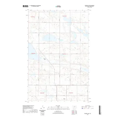 2020 Map of Petrified Lake, 2020 Print