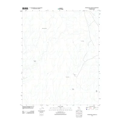 2012 Map of Petroglyph Canyon, 2012 Print