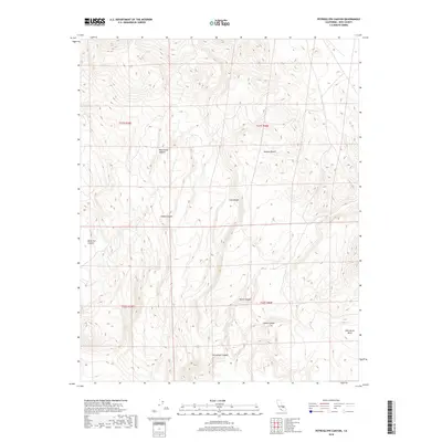 2018 Map of Petroglyph Canyon, 2018 Print