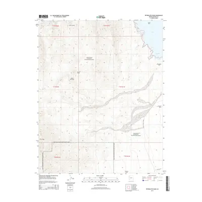 2014 Map of Petroglyph Wash, 2014 Print