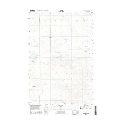 2014 Map of Petrolia Lake, 2014 Print
