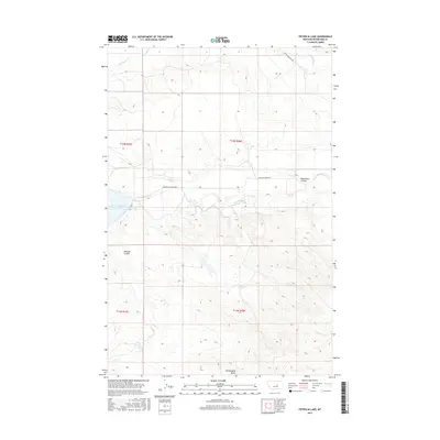 2017 Map of Petrolia Lake, 2017 Print