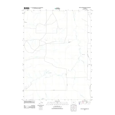 2012 Map of Petsch Reservoir, 2012 Print