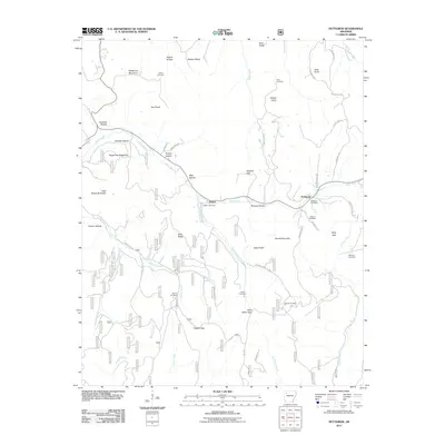 2011 Map of Pettigrew, 2011 Print