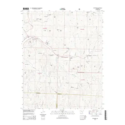 2014 Map of Pettigrew, 2014 Print