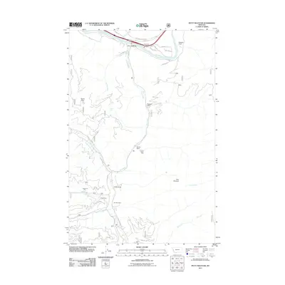 2011 Map of Petty Mountain, 2011 Print