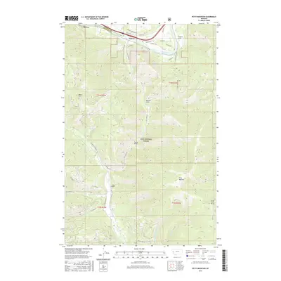 2017 Map of Petty Mountain, 2017 Print