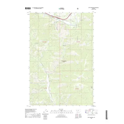 2020 Map of Petty Mountain, 2020 Print