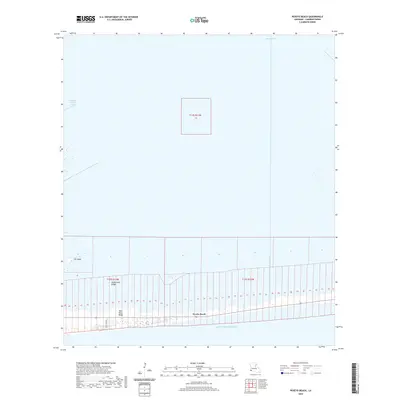 2020 Map of Peveto Beach, 2020 Print