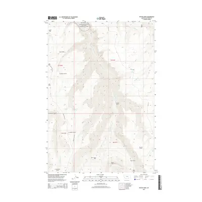 2014 Map of Peyote Point, 2014 Print