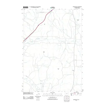 2012 Map of Pfeiffer Hill, 2012 Print
