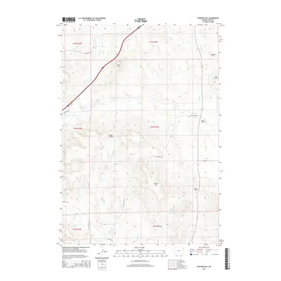 2015 Map of Pfeiffer Hill, 2015 Print