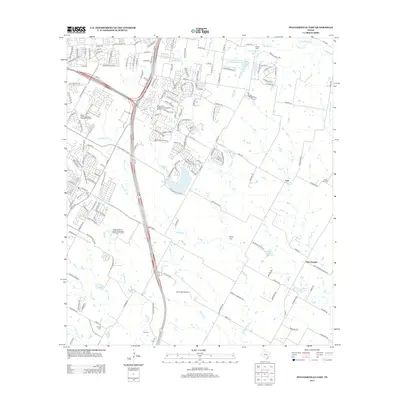 2013 Map of Pflugerville East, 2013 Print