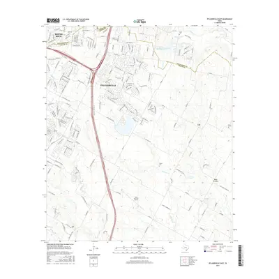 2016 Map of Pflugerville East, 2016 Print