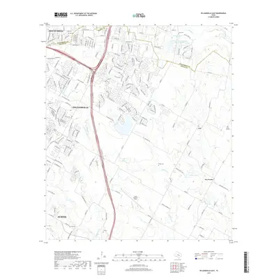 2019 Map of Pflugerville East, 2019 Print