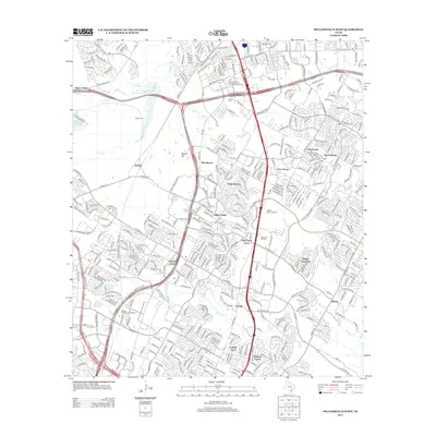 2013 Map of Pflugerville West, 2013 Print