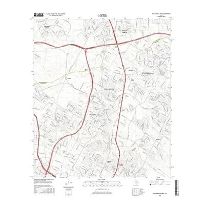 2016 Map of Pflugerville West, 2016 Print