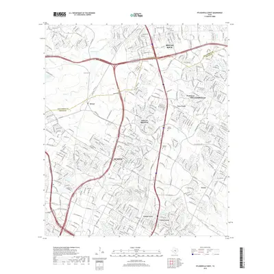 2019 Map of Pflugerville West, 2019 Print