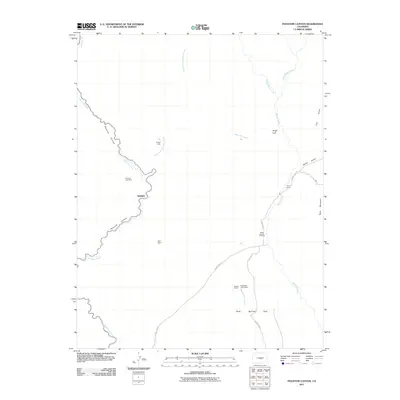 2011 Map of Phantom Canyon, 2011 Print