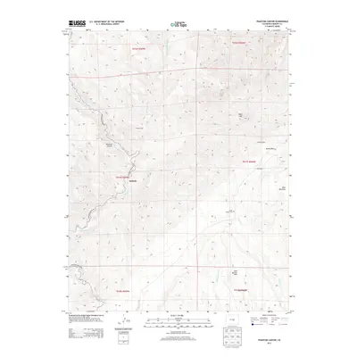 2013 Map of Phantom Canyon, 2013 Print