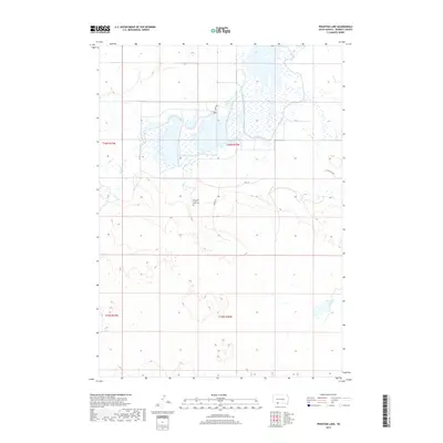 2017 Map of Phantom Lake, 2017 Print