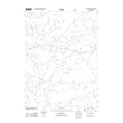 2012 Map of Phantom Lake, 2012 Print