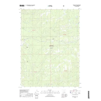 2017 Map of Phantom Lake, 2017 Print