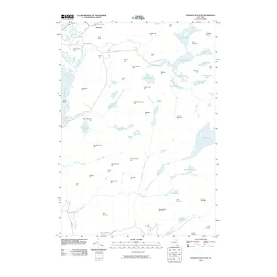2010 Map of Pharaoh Mountain, 2010 Print