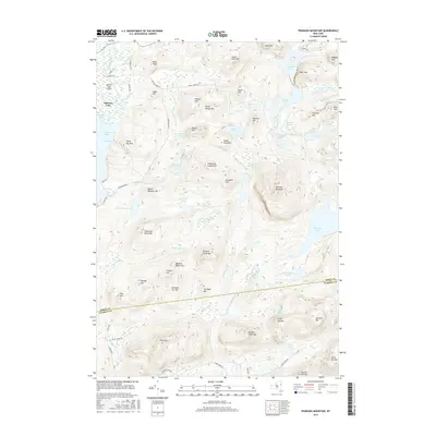 2016 Map of Pharaoh Mountain, 2016 Print
