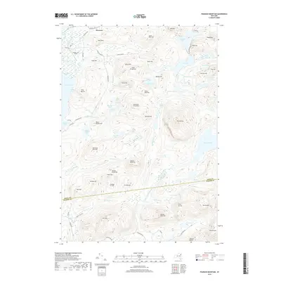 2019 Map of Pharaoh Mountain, 2019 Print