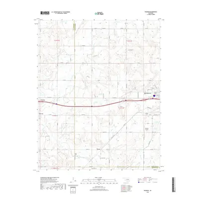 2018 Map of Pharoah, 2018 Print