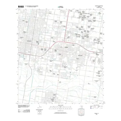 2010 Map of Pharr, 2010 Print
