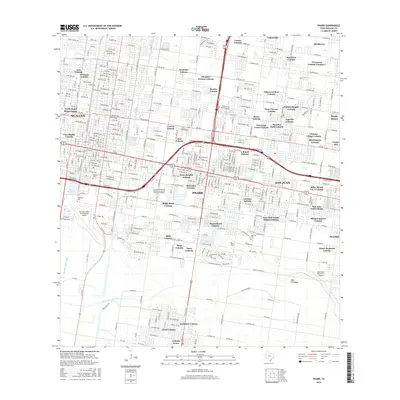 2016 Map of Pharr, 2016 Print