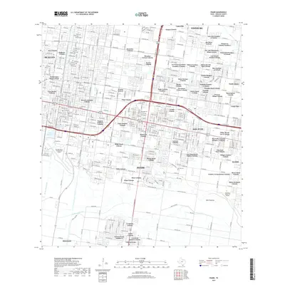 2019 Map of Pharr, 2019 Print