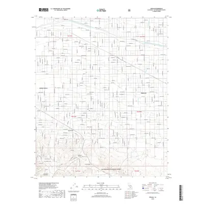 2018 Map of Phelan, 2018 Print