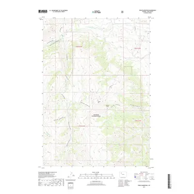 2017 Map of Phelps Mountain, 2017 Print