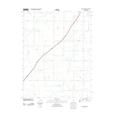 2012 Map of Phenis Creek, 2012 Print
