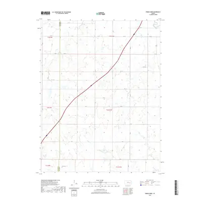 2018 Map of Phenis Creek, 2018 Print