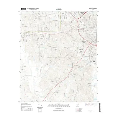 2014 Map of Phenix City, 2014 Print
